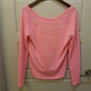 Victorias Secret PINK Rhinestone Sweater Sz M